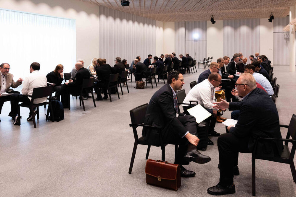 Photo des entretiens individuels lors de l'Export Day